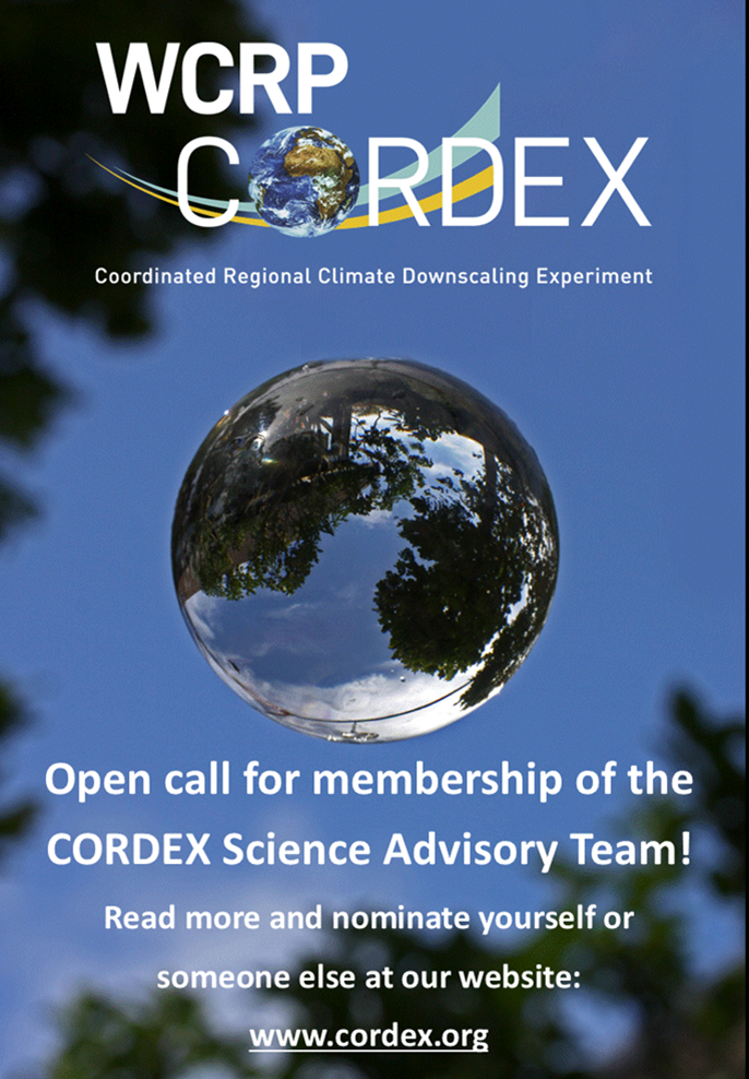 CORDEX call for nomination